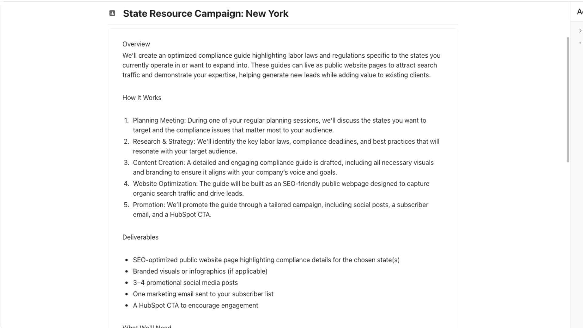 Payroll - NYS Resource Campaign