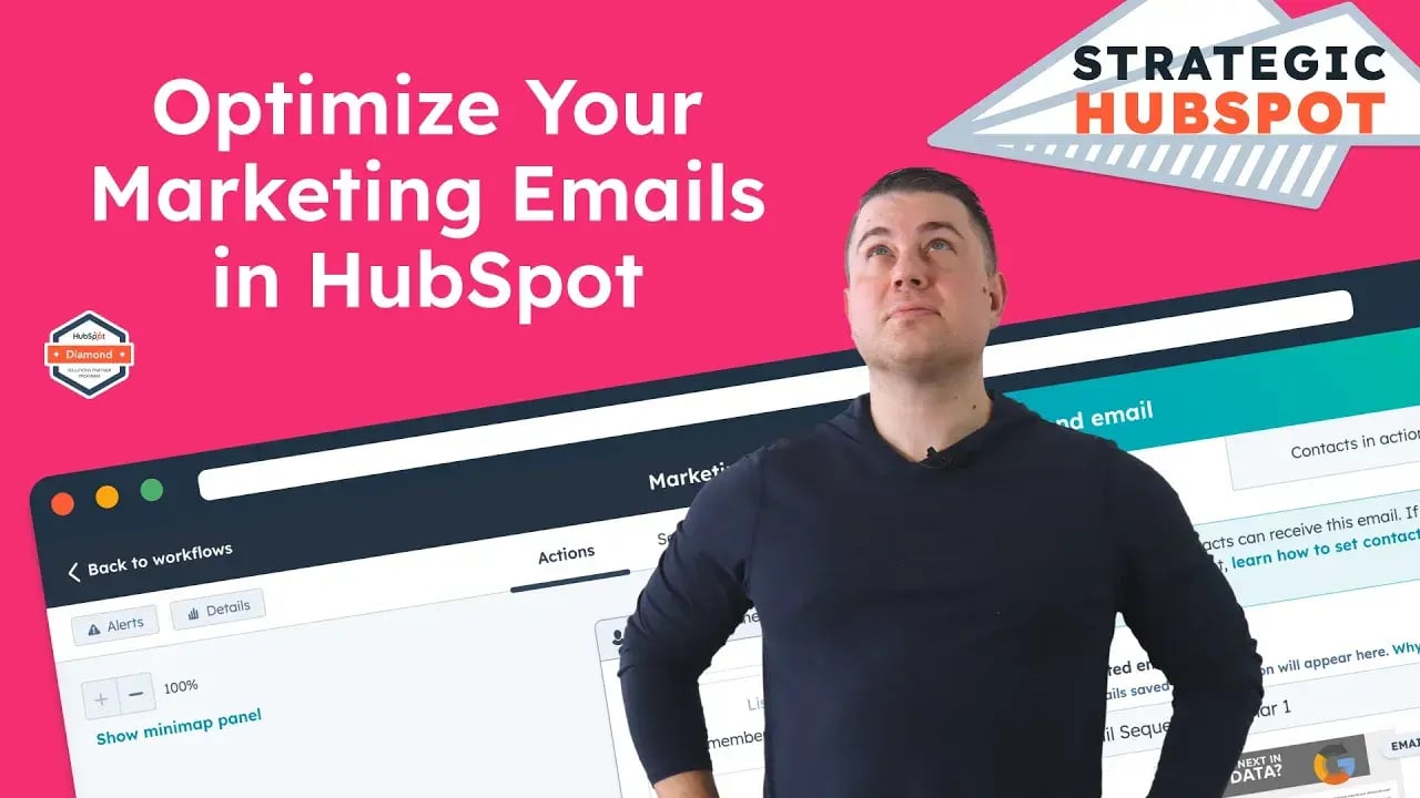 Strategic HubSpot Thumbnail - Optimize Marketing Emails