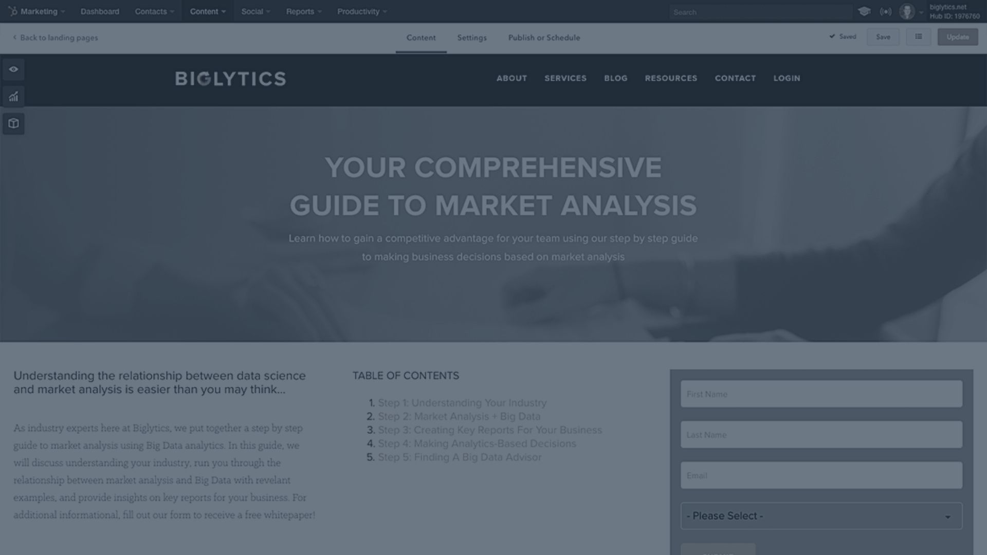 Lead Generation Services Landing Page - The Gist - Buffalo NY Marketing Agency