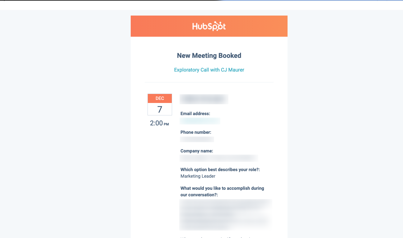 Chat Success 4 - Meeting Booked