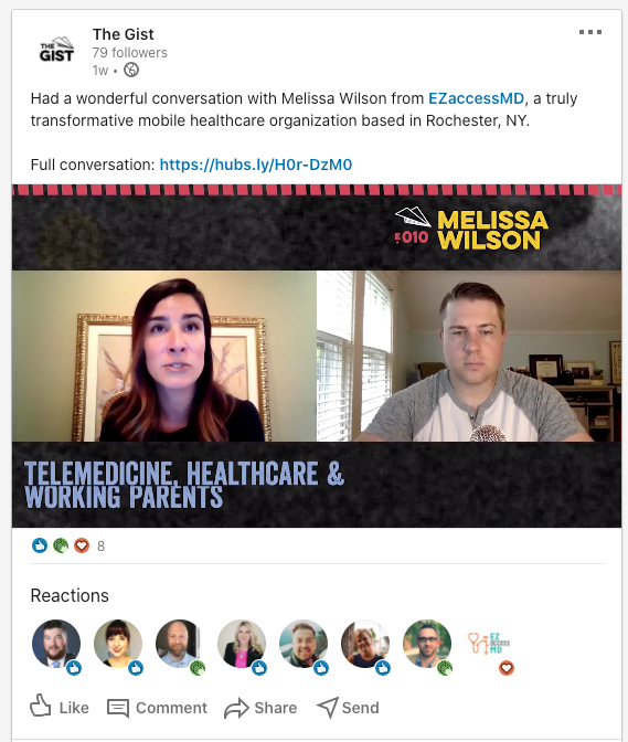 The Gist Podcast LinkedIn